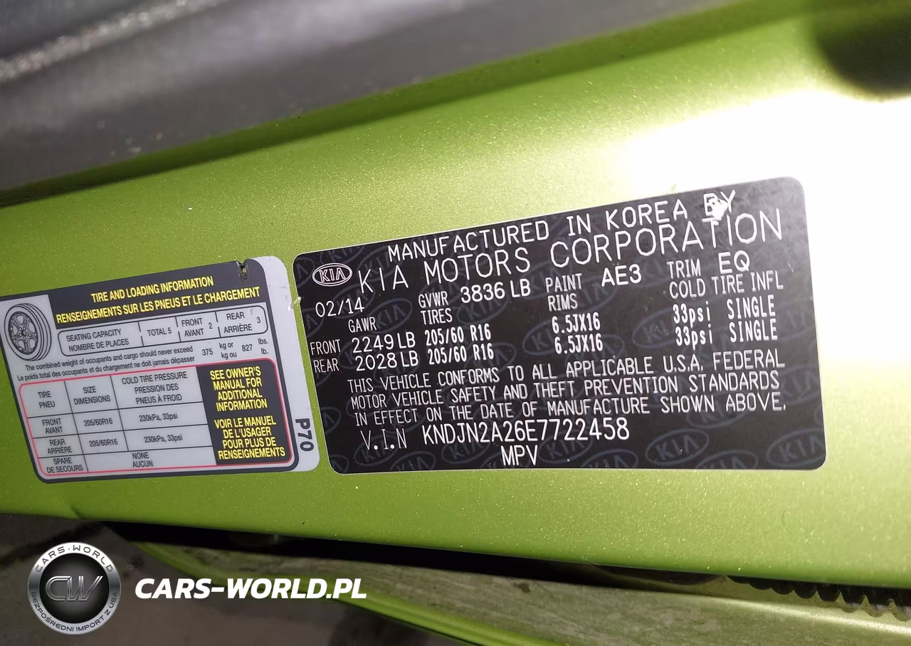 2014 Kia Soul VIN:KNDJN2A26E7722458 - 9