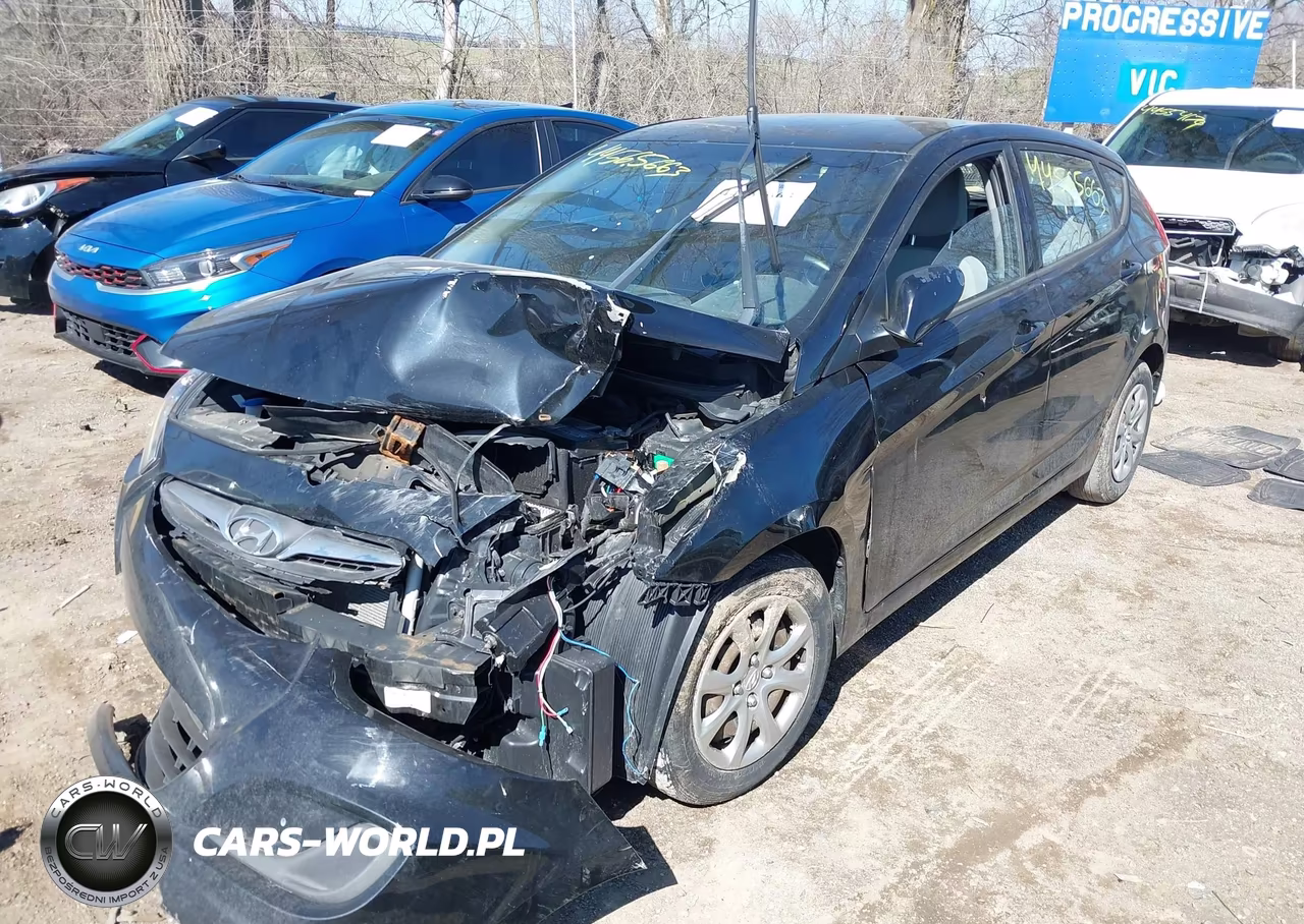 2014 Hyundai Accent Gs VIN:KMHCT5AEXEU166775 - 2
