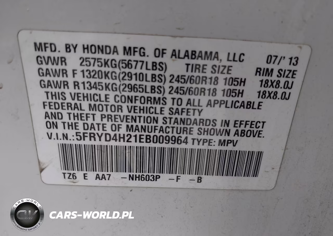 2014 Acura Mdx VIN:5FRYD4H21EB009964 - 9