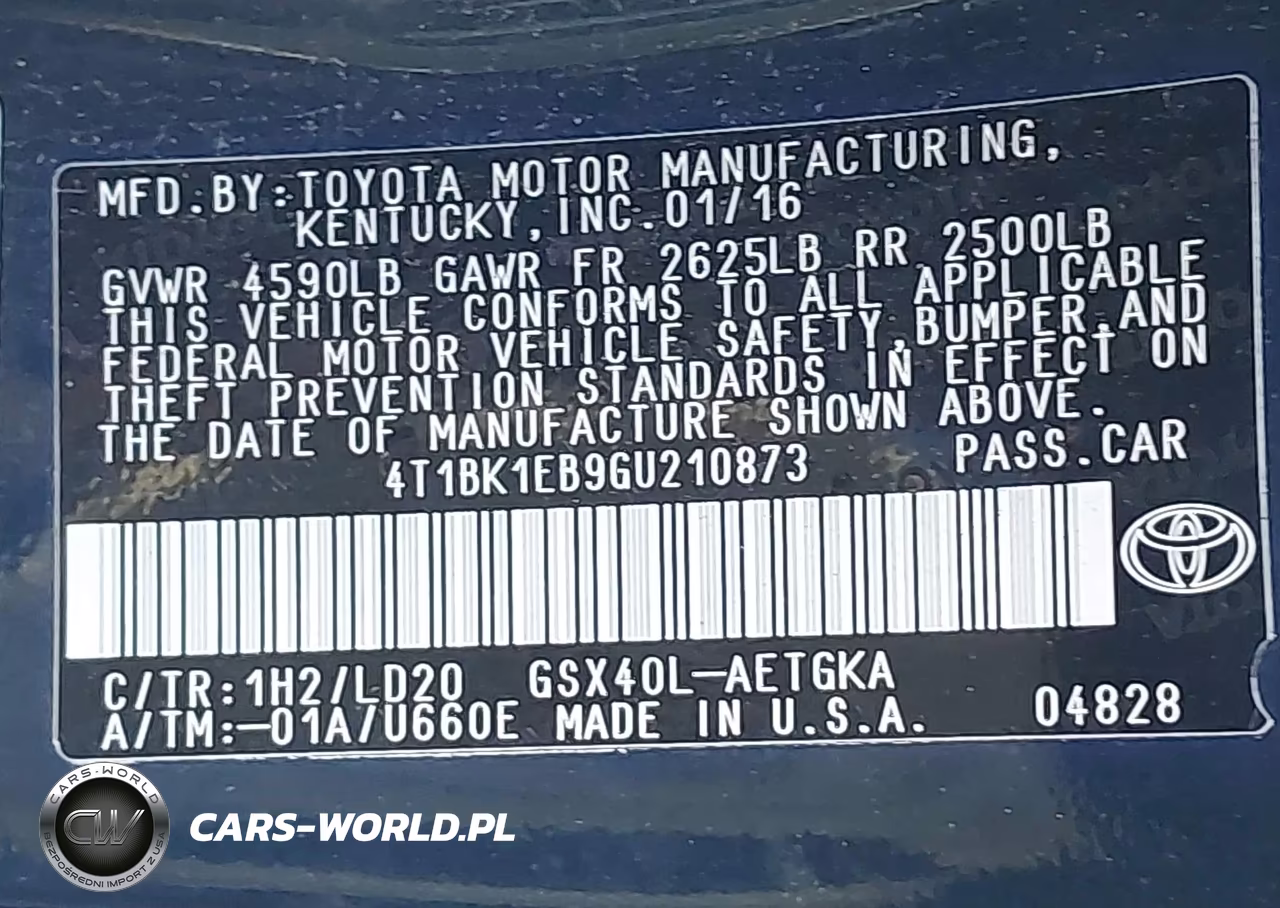 2016 Toyota Avalon Xle VIN:4T1BK1EB9GU210873 - 9