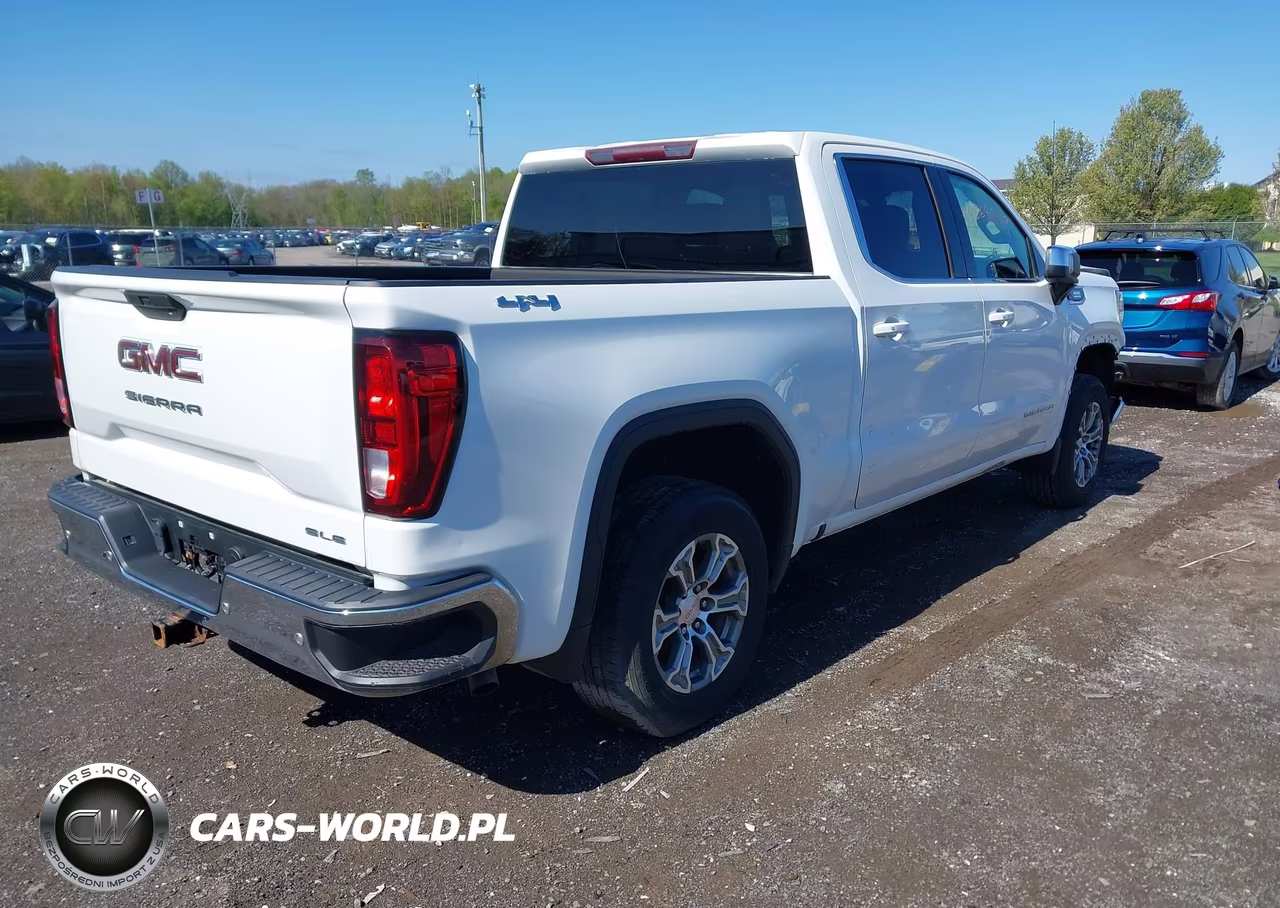 2020 GMC Sierra 1500 4Wd Short Box Sle VIN:3GTU9BET2LG238406 - 4