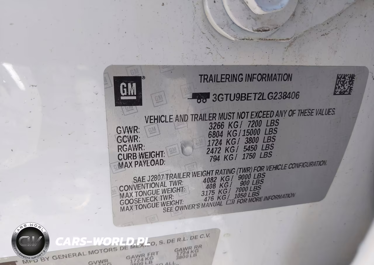 2020 GMC Sierra 1500 4Wd Short Box Sle VIN:3GTU9BET2LG238406 - 9