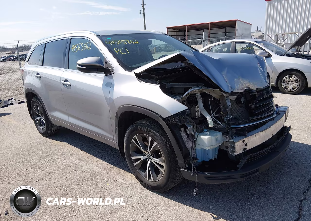 2016 Toyota Highlander Xle V6 VIN:5TDJKRFH4GS318968 - 1