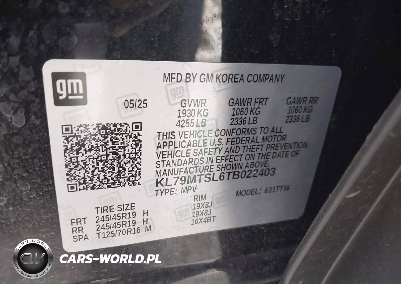 2026 Chevrolet Trailblazer Fwd Rs VIN:KL79MTSL6TB022403 - 9
