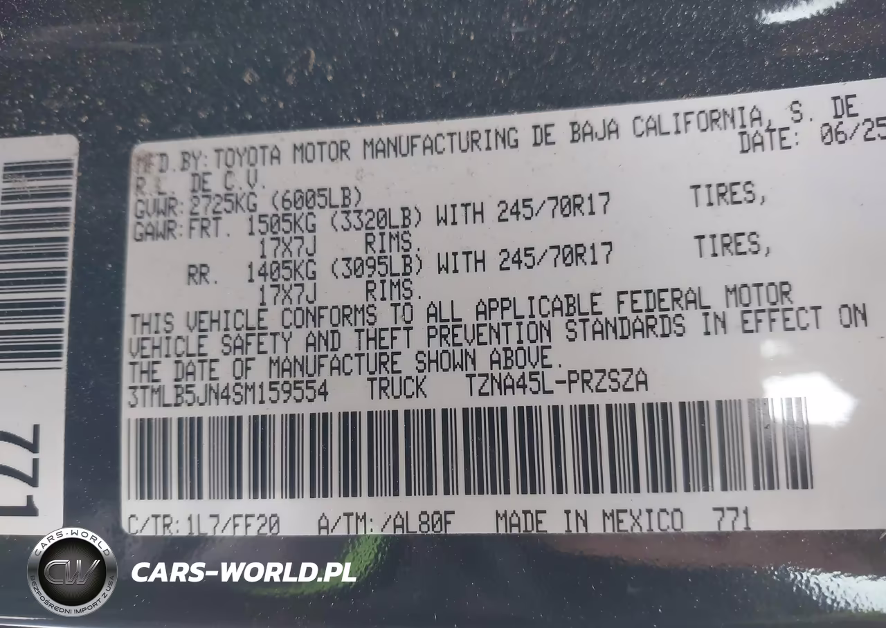 2025 Toyota Tacoma Sr5 VIN:3TMLB5JN4SM159554 - 9