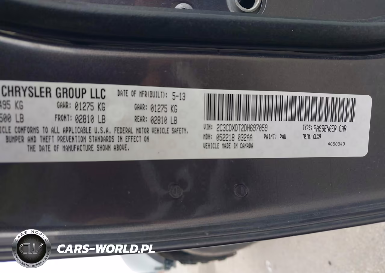 2013 Dodge Charger R-T Plus VIN:2C3CDXDT2DH697059 - 9