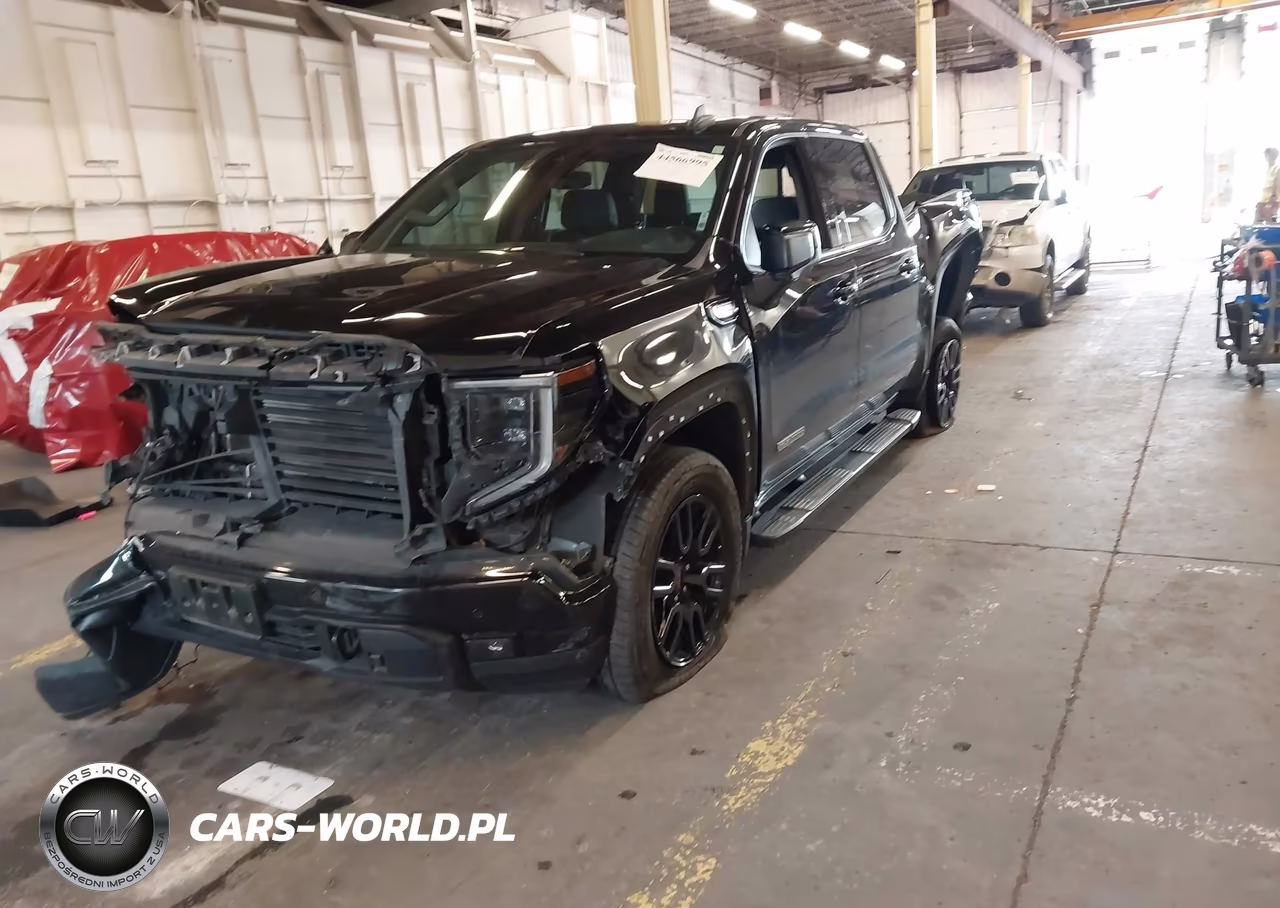 2024 GMC Sierra 1500 4Wd Short Box Elevation With 3Sb VIN:1GTUUCE84RZ245687 - 2