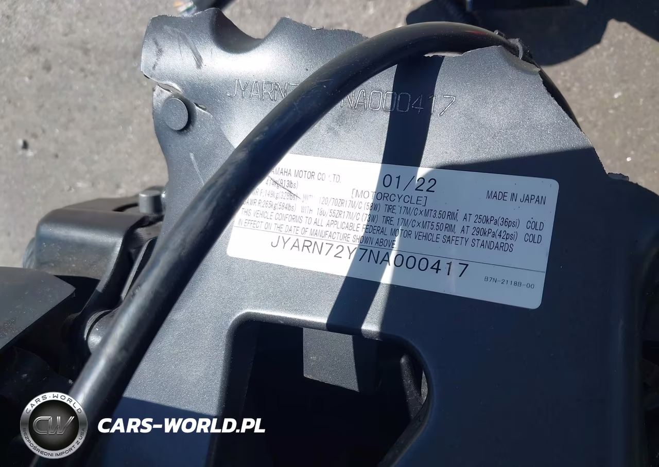 2022 Yamaha Mt09 Dc VIN:JYARN72Y7NA000417 - 10