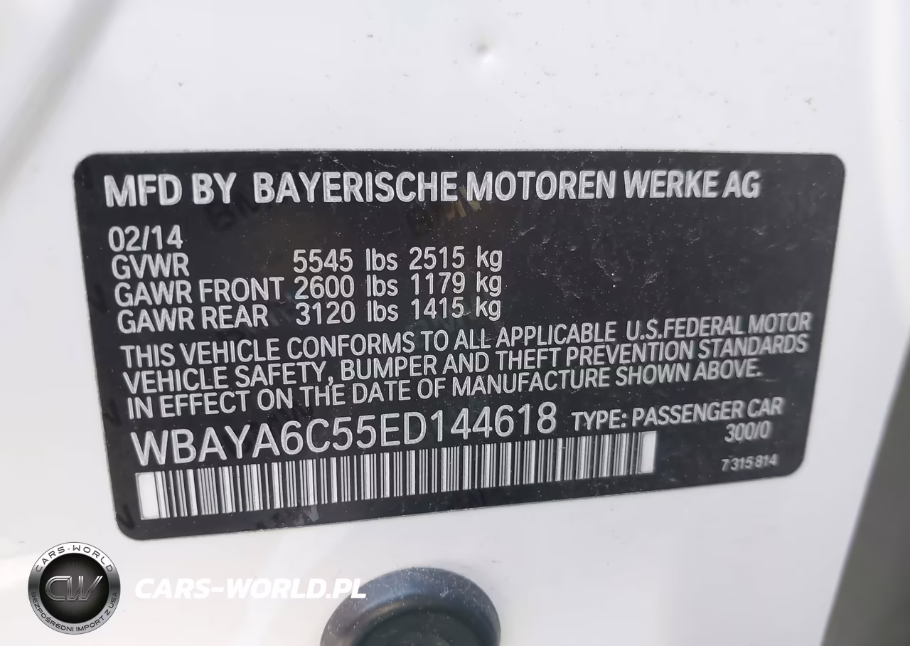 2014 BMW 740I VIN:WBAYA6C55ED144618 - 9