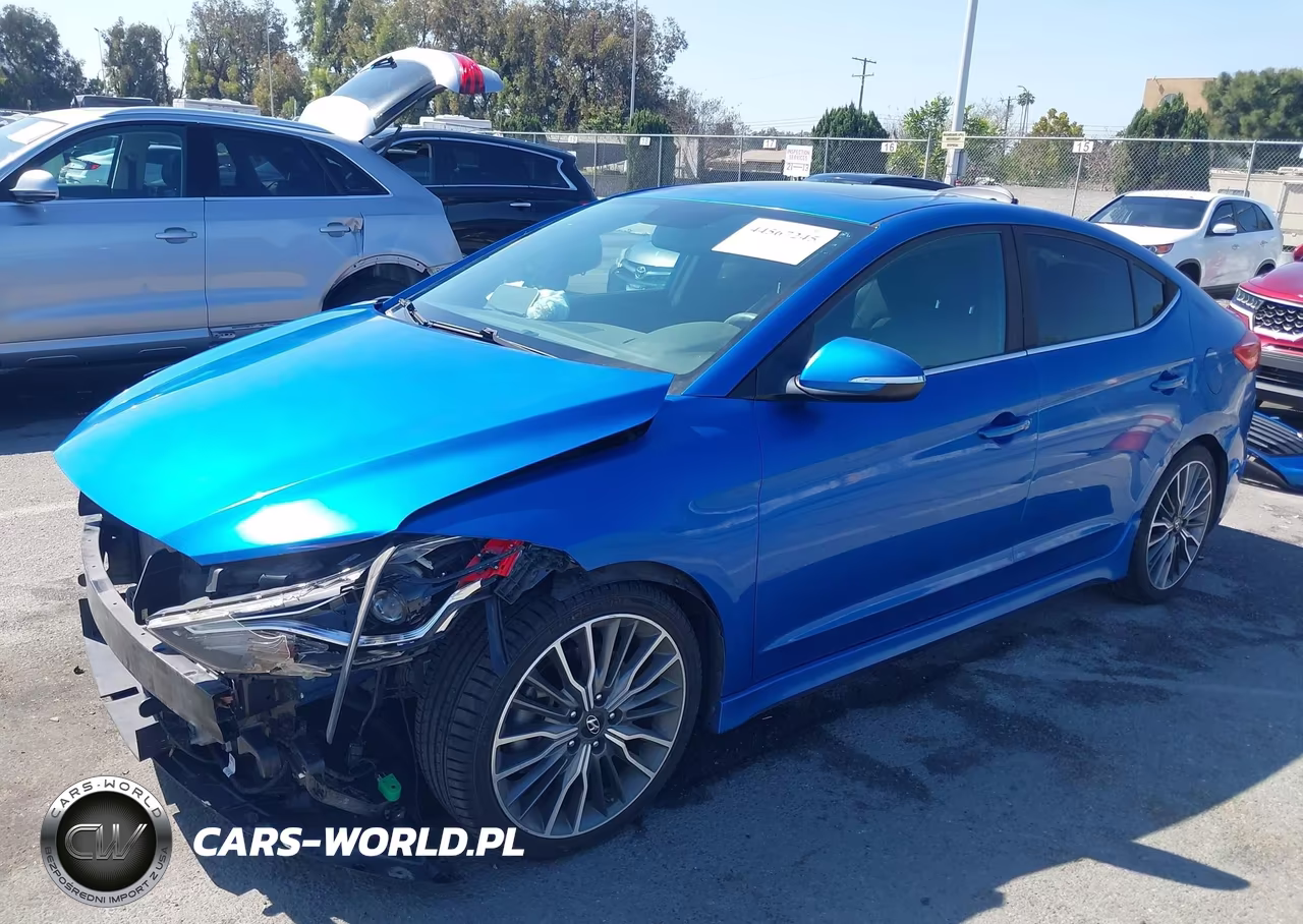 2018 Hyundai Elantra Sport VIN:KMHD04LB2JU498732 - 2