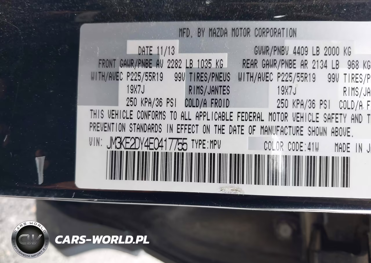 2014 Mazda Cx-5 Grand Touring VIN:JM3KE2DY4E0417755 - 9