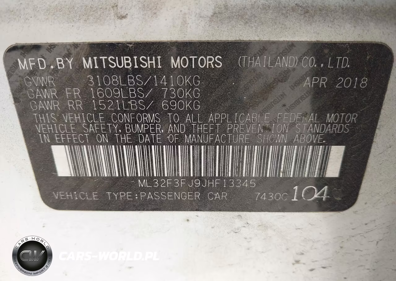 2018 Mitsubishi Mirage G4 Es VIN:ML32F3FJ9JHF13345 - 9