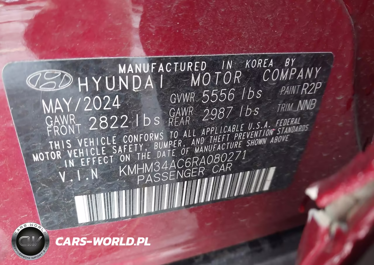 2024 Hyundai Ioniq 6 Sel VIN:KMHM34AC6RA080271 - 9
