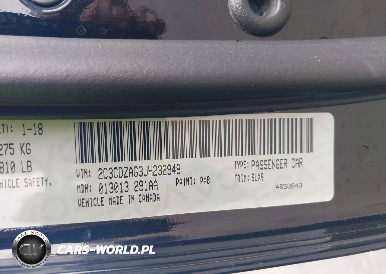 2018 Dodge Challenger Sxt Plus VIN:2C3CDZAG3JH232949 - 9