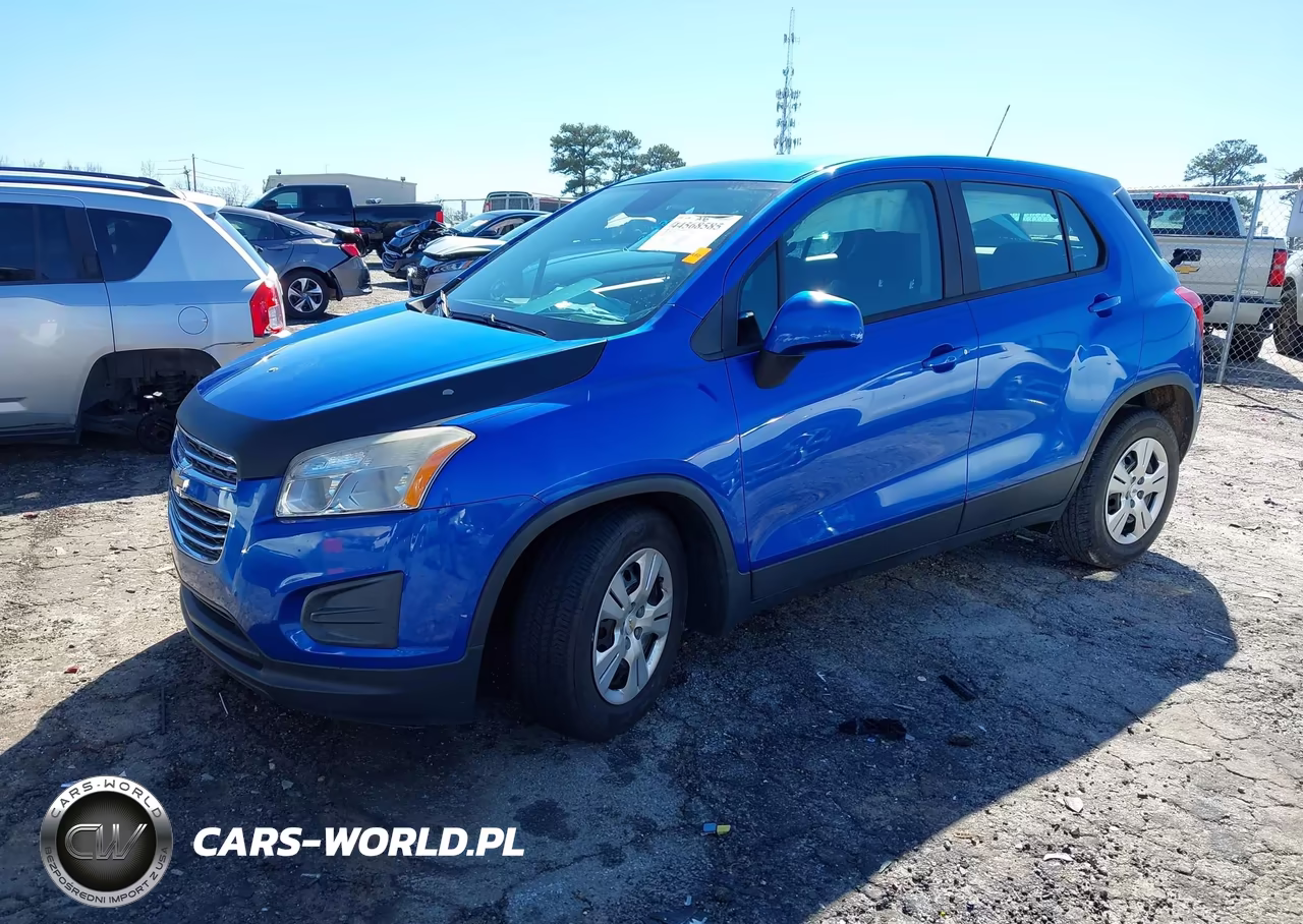 2016 Chevrolet Trax 1Ls VIN:KL7CJKSB8GB758667 - 2