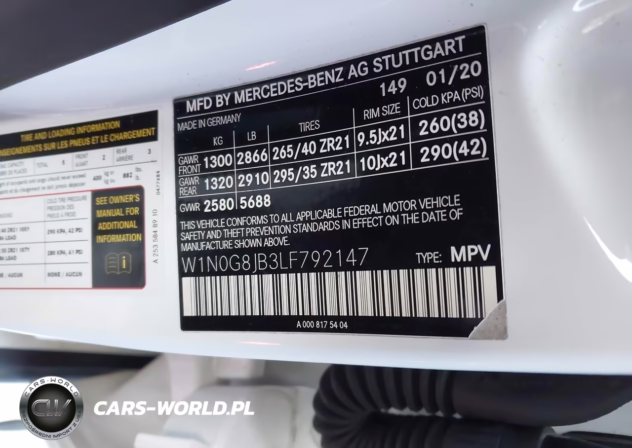 2020 Mercedes-Benz Amg Glc 63 4Matic VIN:W1N0G8JB3LF792147 - 9