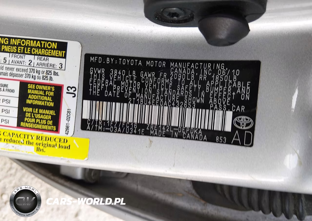 2010 Toyota Corolla Le VIN:2T1BU4EE0AC432653 - 9