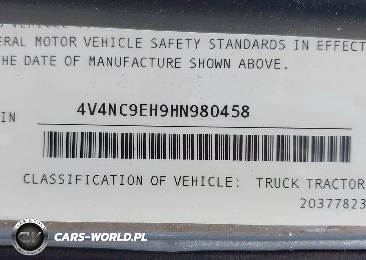 2017 Volvo Vnl VIN:4V4NC9EH9HN980458 - 8