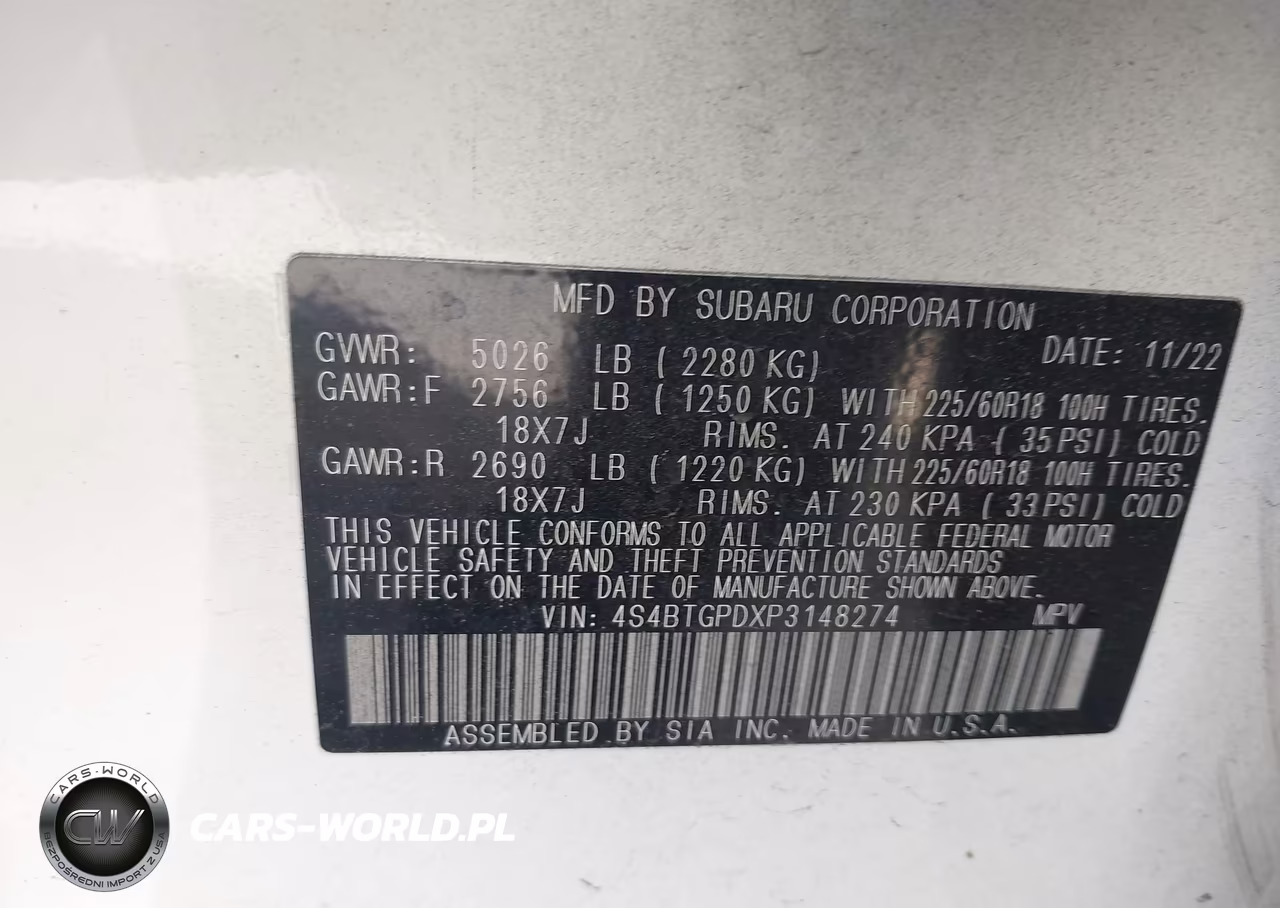 2023 Subaru Outback Touring Xt VIN:4S4BTGPDXP3148274 - 9