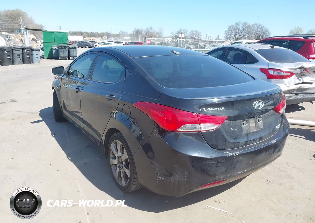 2012 Hyundai Elantra Limited VIN:5NPDH4AE5CH117026 - 3