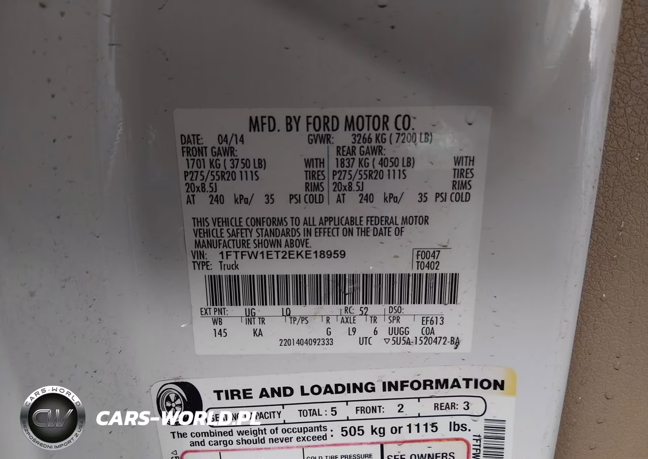 2014 Ford F-150 King Ranch VIN:1FTFW1ET2EKE18959 - 9
