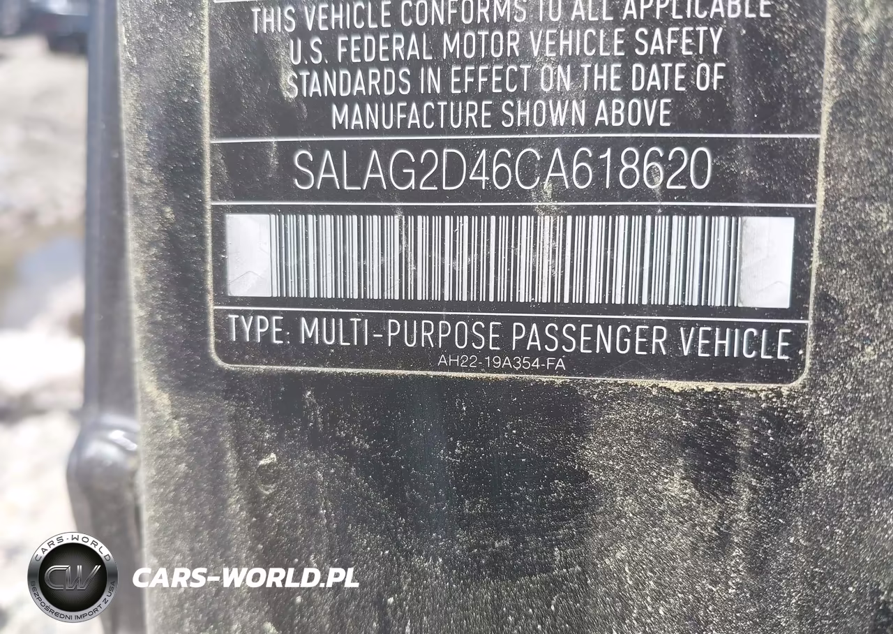 2012 Land Rover Lr4 VIN:SALAG2D46CA618620 - 9