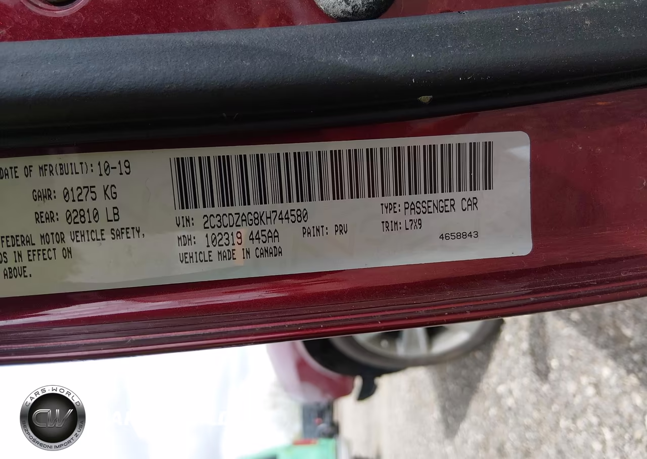 2019 Dodge Challenger Sxt VIN:2C3CDZAG8KH744580 - 9