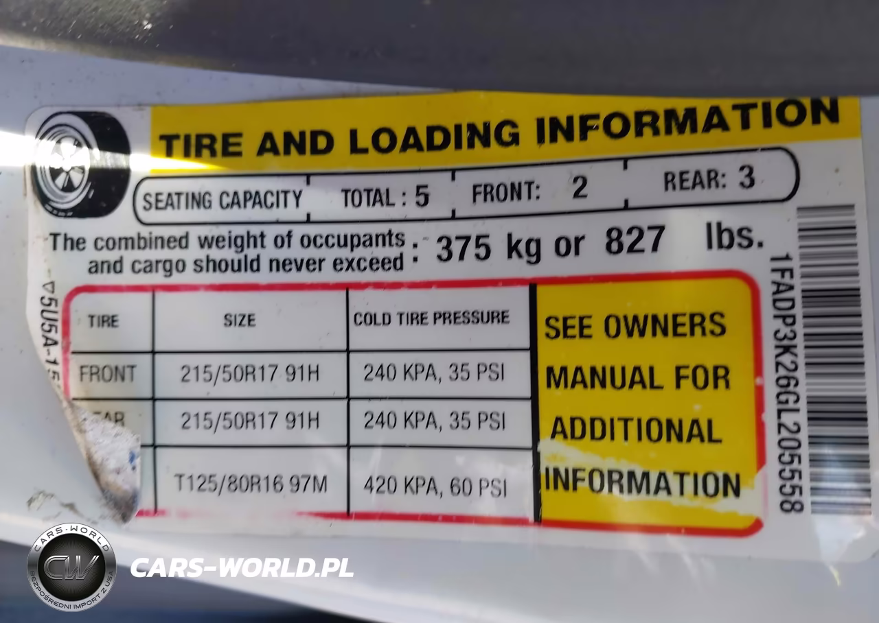 2016 Ford Focus Se VIN:1FADP3K26GL205558 - 9