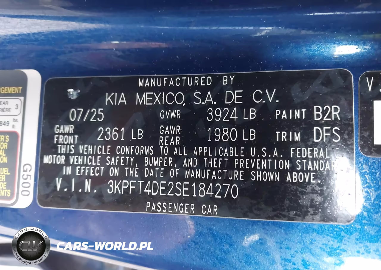 2025 Kia K4 Lxs VIN:3KPFT4DE2SE184270 - 9