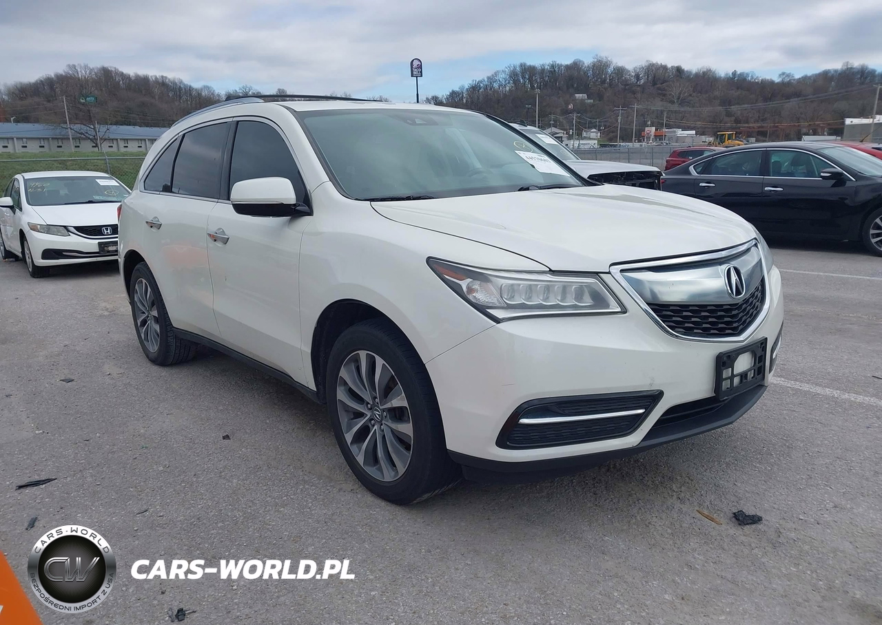 2016 Acura Mdx Technology Acurawatch Plus Packages-Technology Package