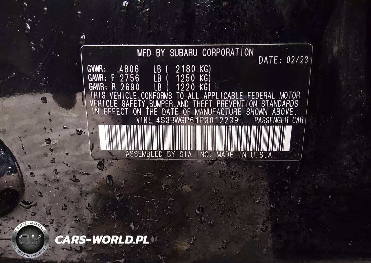 2023 Subaru Legacy Touring Xt VIN:4S3BWGP61P3012239 - 9