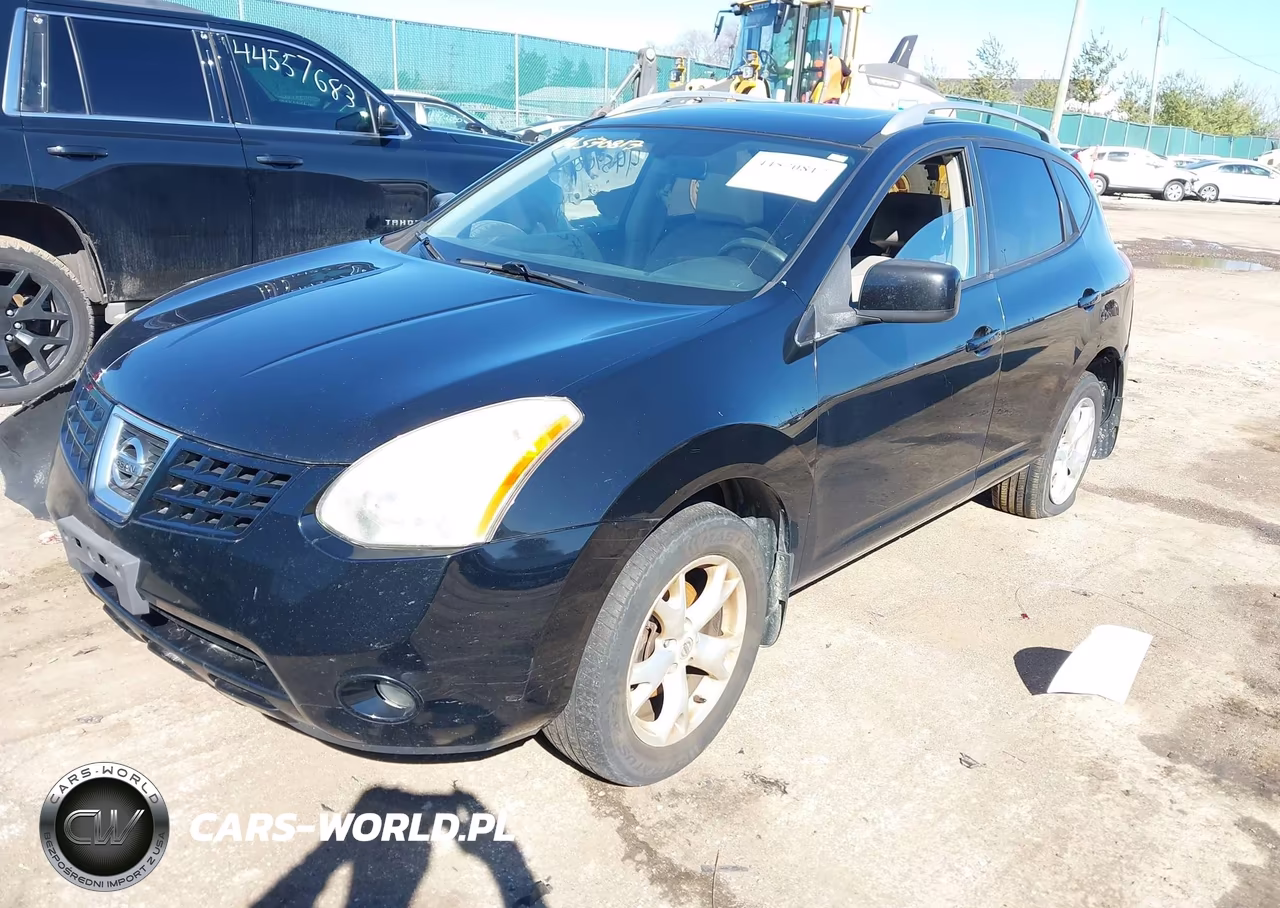 2008 Nissan Rogue Sl VIN:JN8AS58V68W405336 - 2