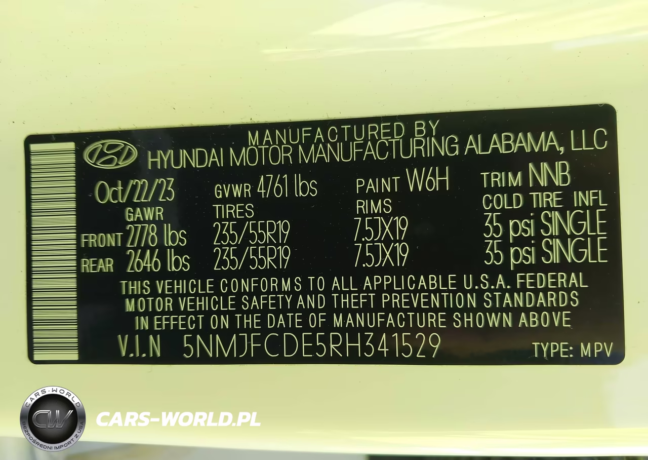 2024 Hyundai Tucson Sel VIN:5NMJFCDE5RH341529 - 9