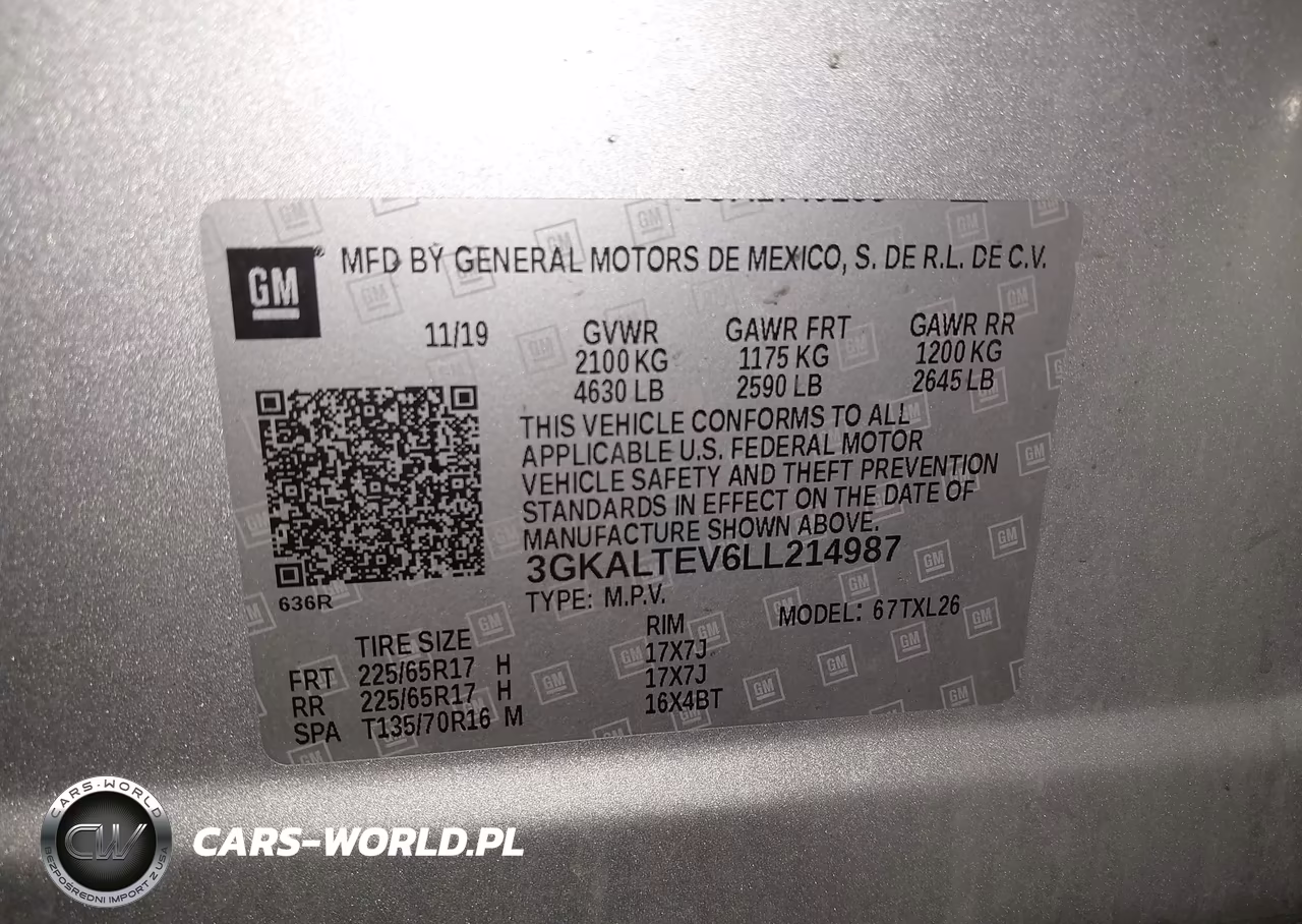 2020 GMC Terrain Sle VIN:3GKALTEV6LL214987 - 9