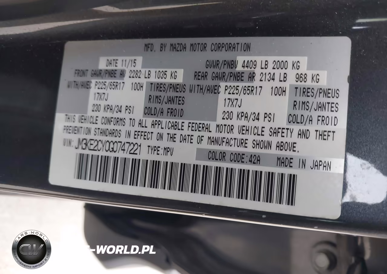 2016 Mazda Cx-5 Touring VIN:JM3KE2CY0G0747221 - 9