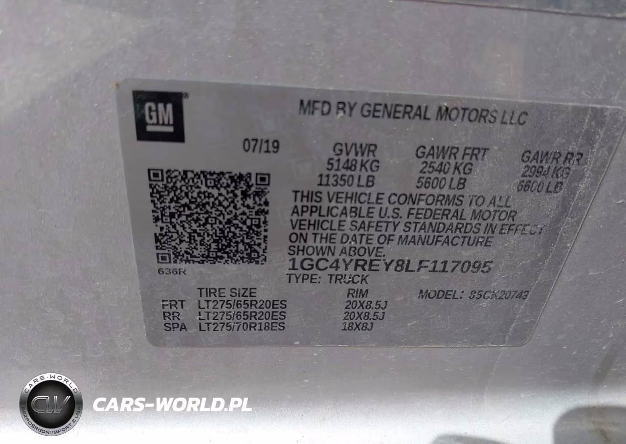 2020 Chevrolet Silverado 2500Hd 4Wd Standard Bed High Country VIN:1GC4YREY8LF117095 - 9