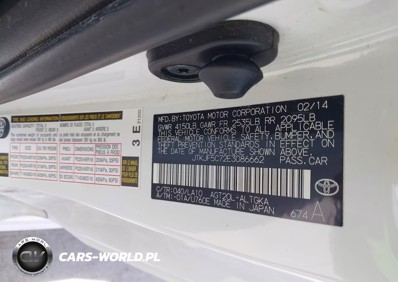 2014 Scion Tc Monogram VIN:JTKJF5C72E3086662 - 9
