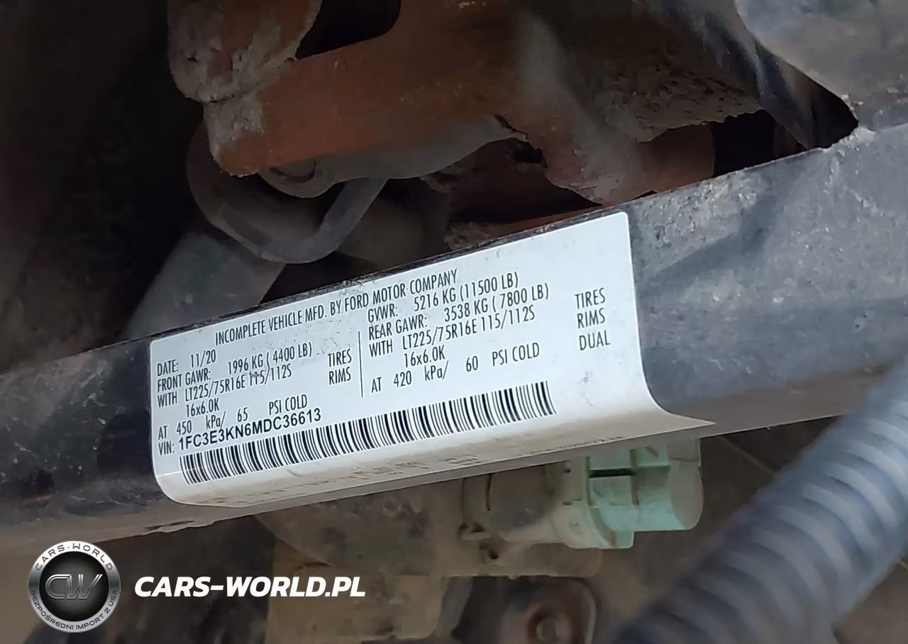2021 Ford E-350 Stripped VIN:1FC3E3KN6MDC36613 - 8