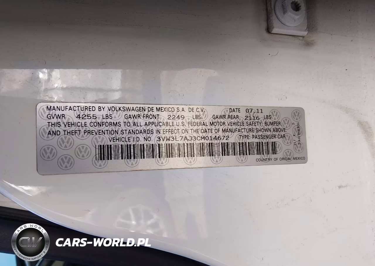 2012 Volkswagen Jetta 2.0L Tdi VIN:3VW3L7AJ3CM014672 - 9