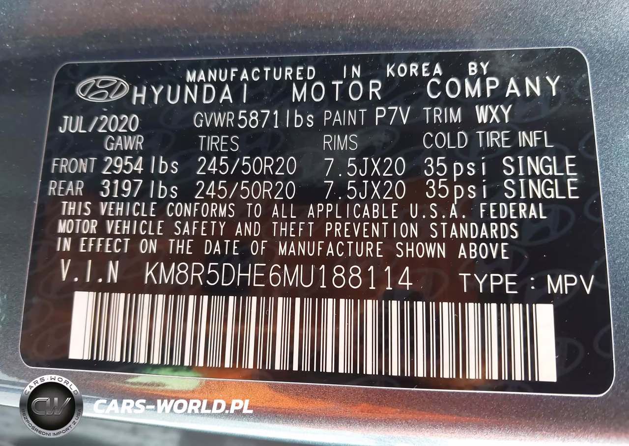 2021 Hyundai Palisade Limited VIN:KM8R5DHE6MU188114 - 9