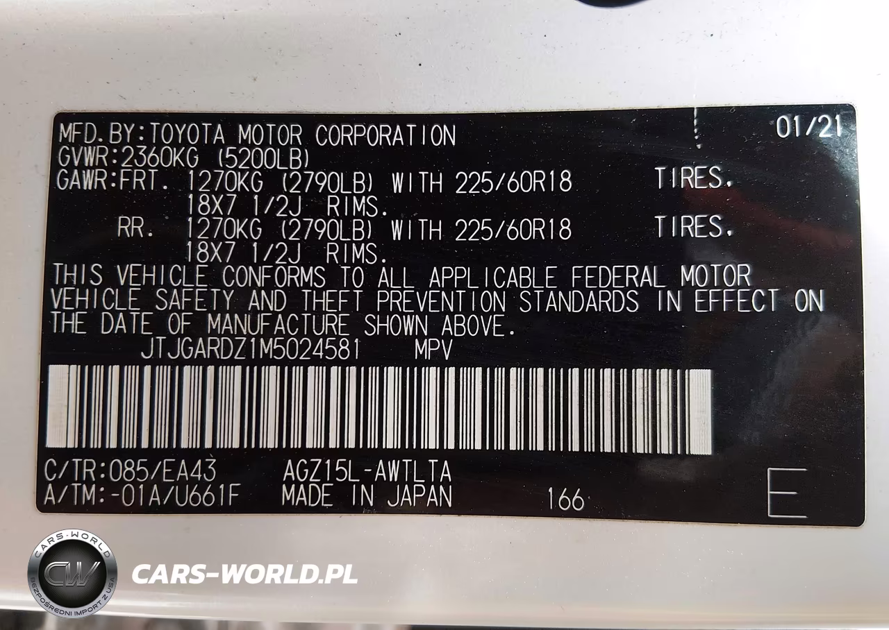 2021 Lexus Nx 300 VIN:JTJGARDZ1M5024581 - 9