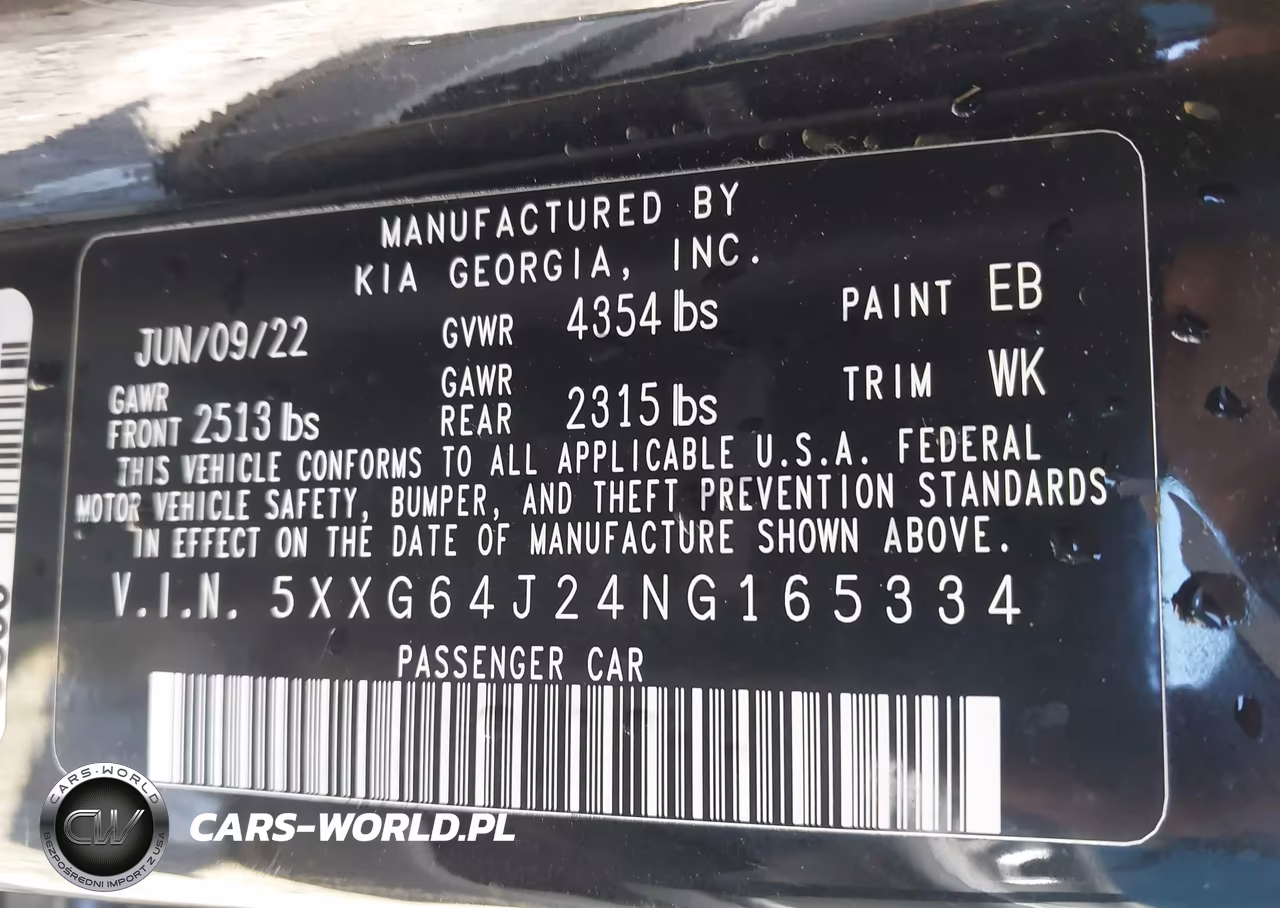 2022 Kia K5 Gt-Line VIN:5XXG64J24NG165334 - 9