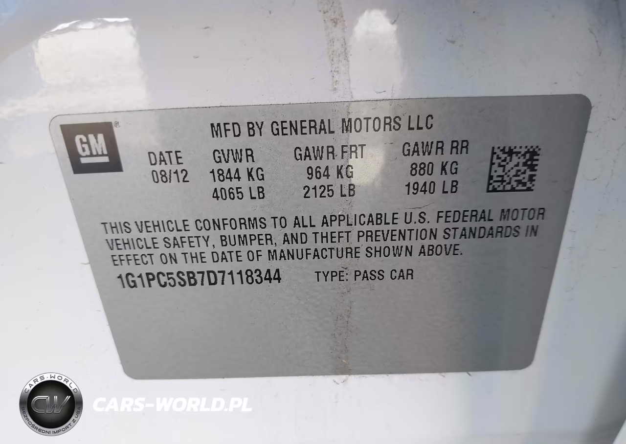 2013 Chevrolet Cruze 1Lt Auto VIN:1G1PC5SB7D7118344 - 9