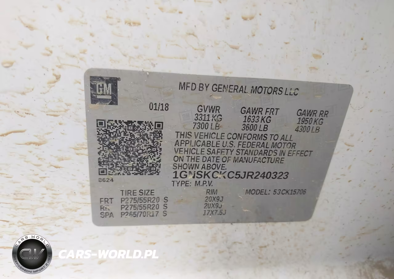 2018 Chevrolet Tahoe Premier VIN:1GNSKCKC5JR240323 - 9