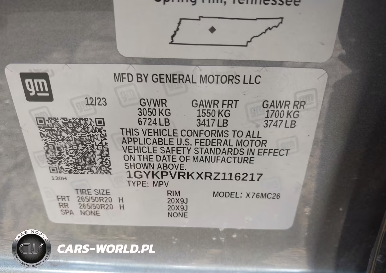 2024 Cadillac Lyriq Sport W-1Sj VIN:1GYKPVRKXRZ116217 - 9