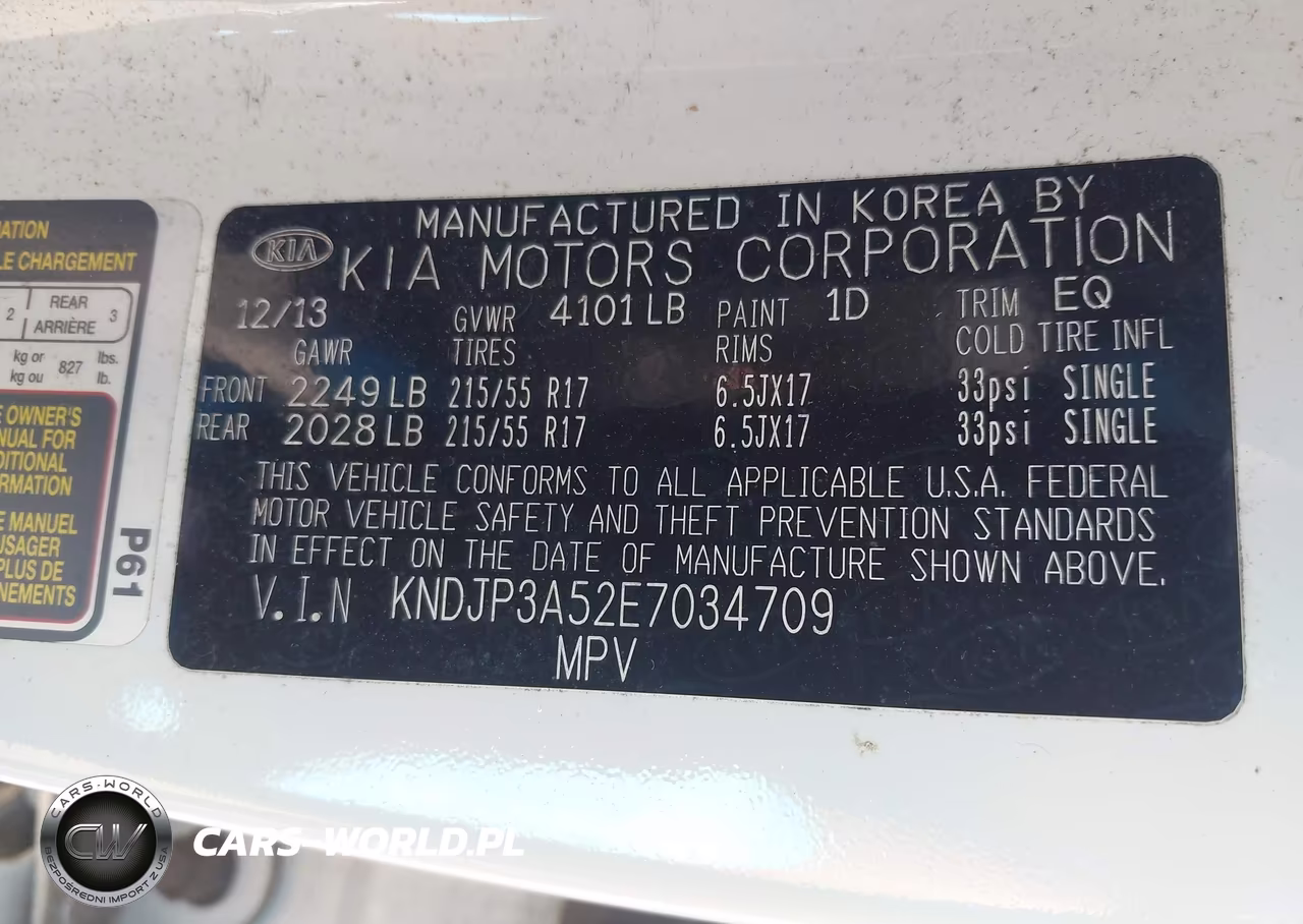 2014 Kia Soul + VIN:KNDJP3A52E7034709 - 9