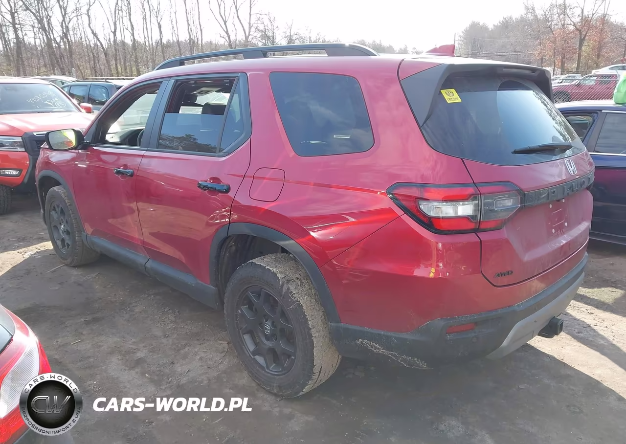 2025 Honda Pilot Trailsport VIN:5FNYG1H66SB079367 - 3
