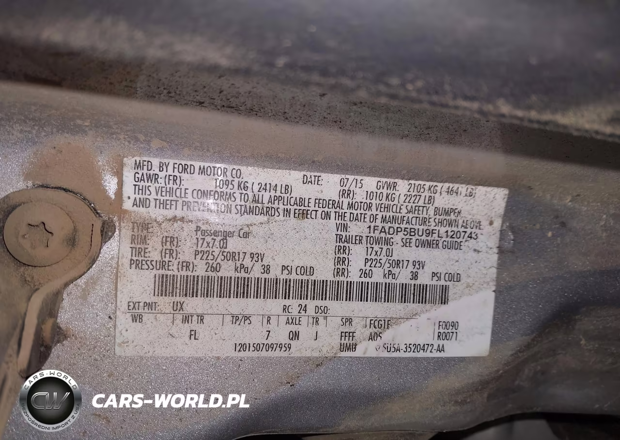 2015 Ford C-Max Hybrid Sel VIN:1FADP5BU9FL120743 - 9
