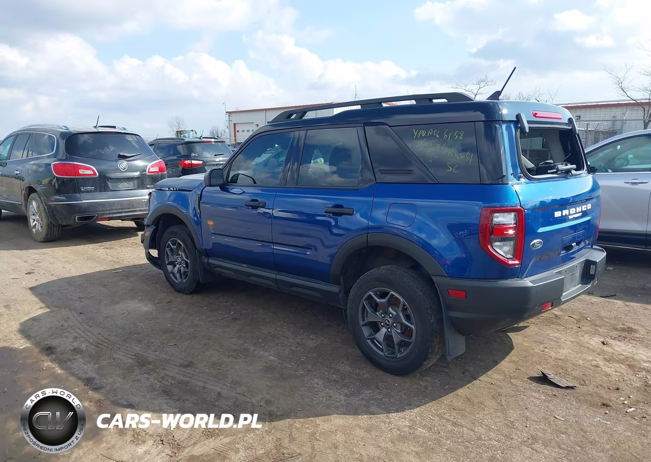 2023 Ford Bronco Sport Badlands VIN:3FMCR9D90PRD26158 - 3
