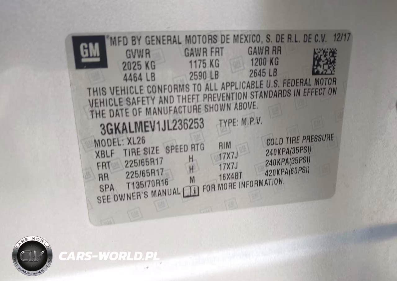 2018 GMC Terrain Sle VIN:3GKALMEV1JL236253 - 9